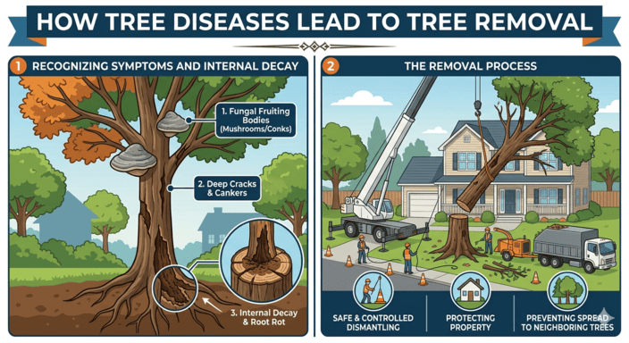 How Tree Diseases Lead to Tree Removal