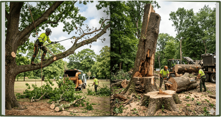 tree pruning vs tree removal